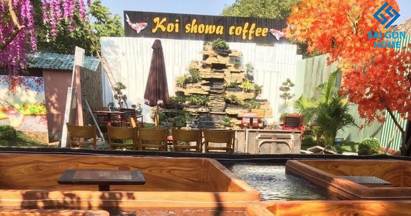 HOÀN THỆN THIẾT KẾ QUÁN CAFE KOI SHOW