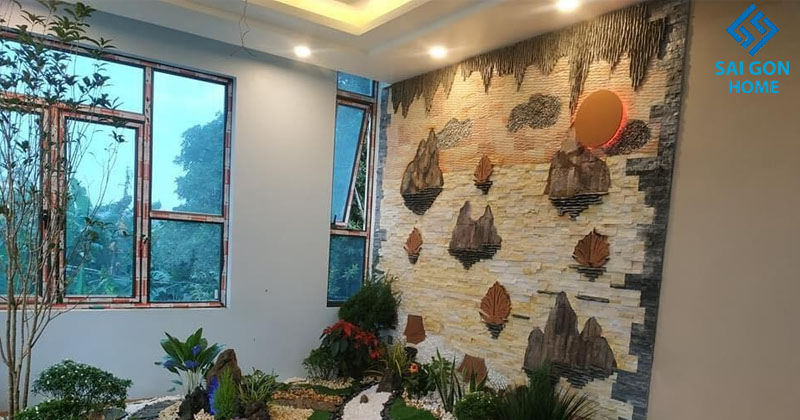 THIẾT KẾ SÂN VƯỜN NHÀ PHỐ CHO ANH HOÀNG